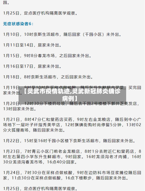 【灵武市疫情轨迹,灵武新冠肺炎确诊病例】-第2张图片