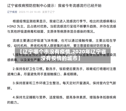 【辽宁哪个市没有疫情,2020年辽宁省没有疫情的城市】-第2张图片